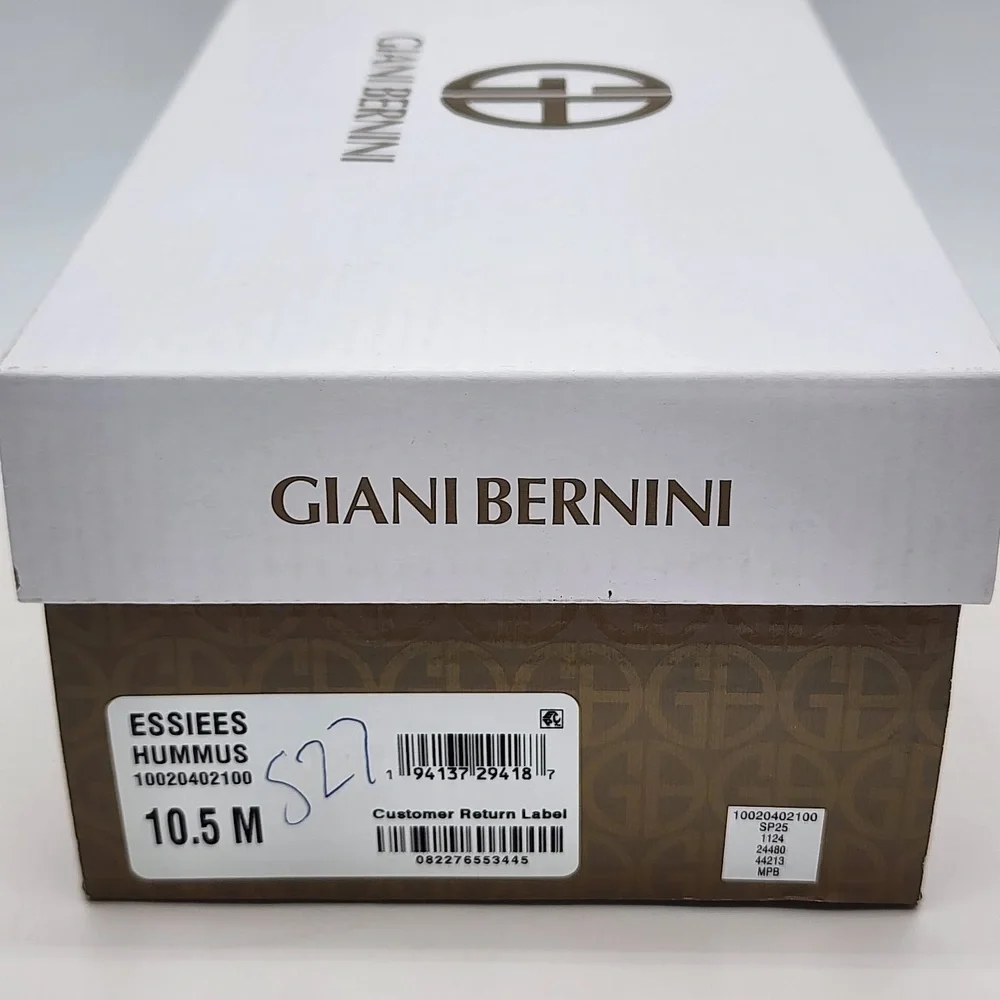NEW - Giani Bernini Essie Women’s Brown Fisherman Slingback Sandals Size 10.5